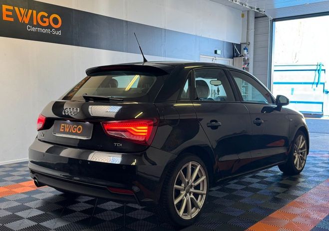 Audi A1 Sportback 1.6 tdi 115ch s-line Noir de 2016