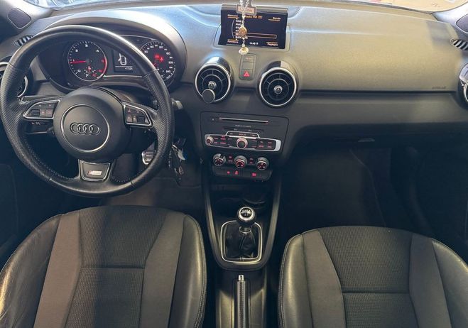 Audi A1 Sportback 1.6 tdi 115ch s-line Noir de 2016