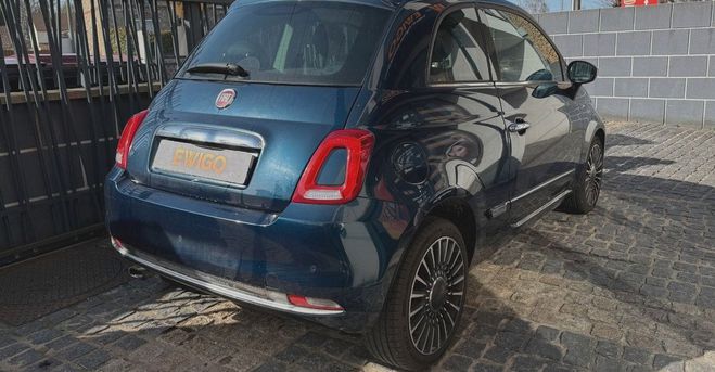 Fiat 500 0.9 twinair 85ch s&s club carplay toit p Bleu de 2019