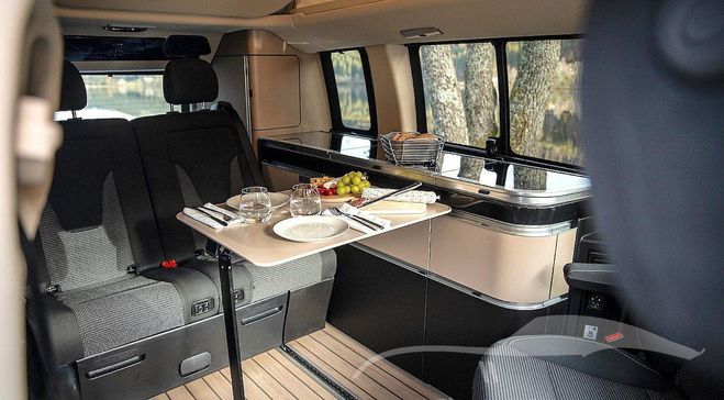 Mercedes Classe V Vito 250D Marco Polo EDITION 4MATIC 7G-T Marron de 2016