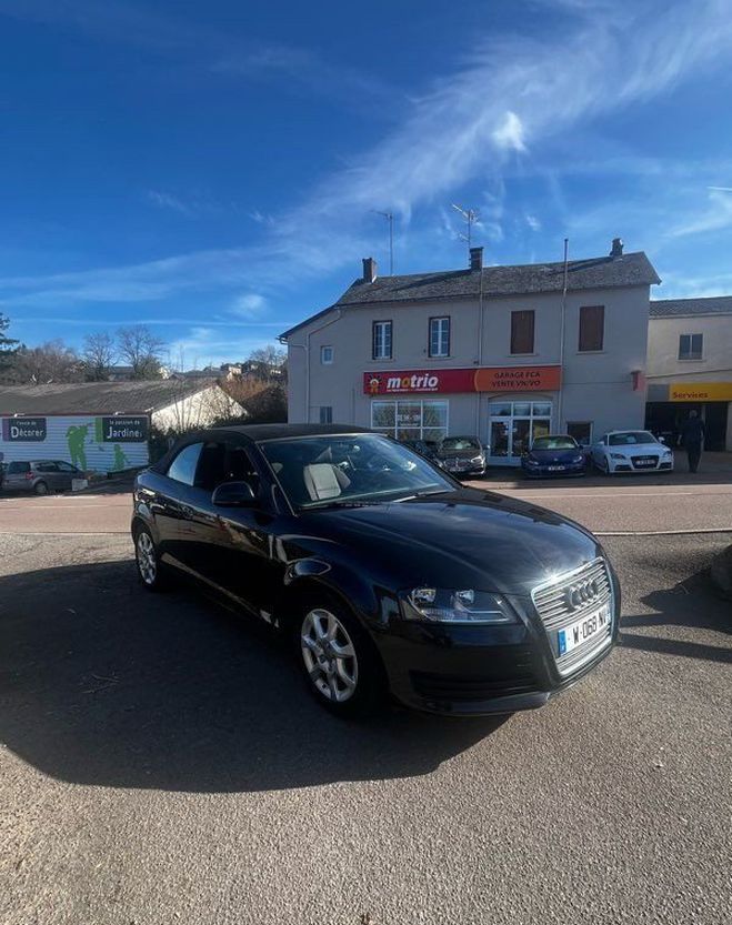Audi A3 1.6 TDI 105 cv Cabriolet Noir de 2011