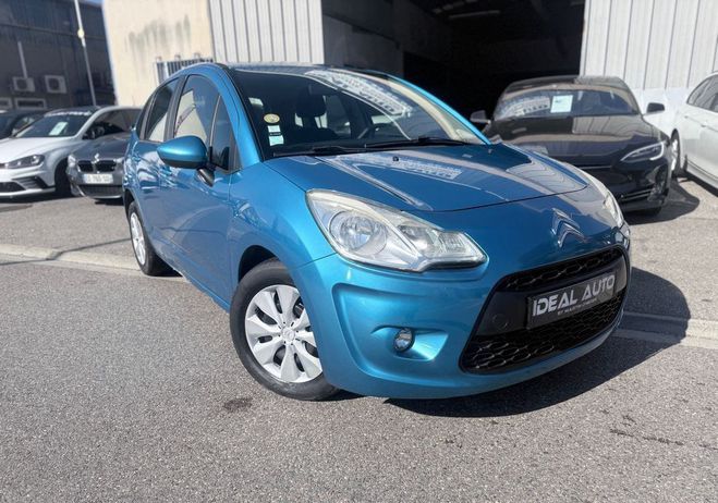 Cliquer pour voir la photo suivante Citroen C3 1.4 HDI 70 Attraction Clim Bleu de 2010