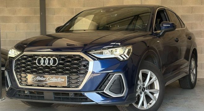 Audi Q3 Sportback 35 TFSI S LINE CAMERA DE RECUL Bleu de 2021