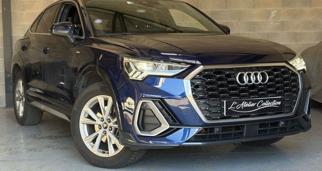 Audi Q3 Sportback 35 TFSI S LINE CAMERA DE RECUL Bleu de 2021