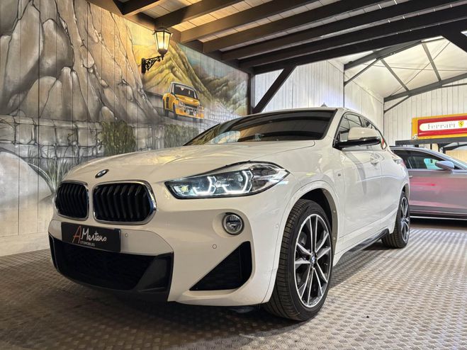 BMW X2 118DA 150 CV SDRIVE M SPORT BVA8 Blanc de 2019