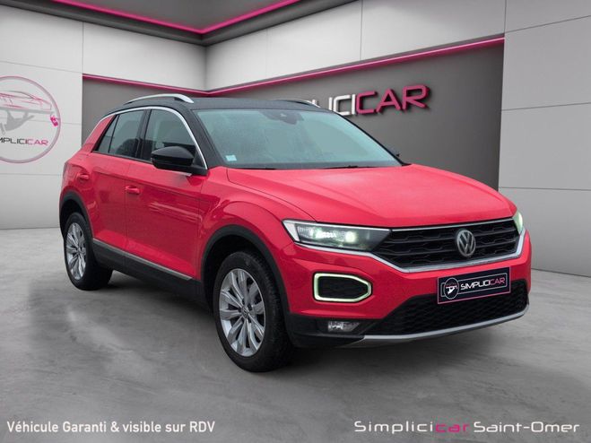 Volkswagen T Roc 1.5 TSI 150 DSG7 Carat apple car play vi Rouge de 2018