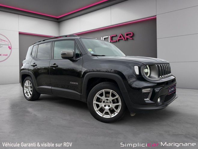 Jeep Renegade 1.6 l MultiJet 120 ch BVR6 Limited - cam Noir de 2020