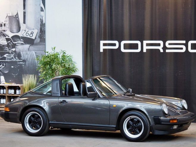 Cliquer pour voir la photo suivante Porsche 911 Carrera 3.2 Targa G50 * Etat concours * Slate Grey Métallic - Q9V9 de 1989