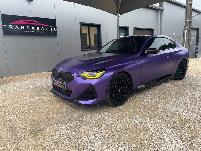 BMW Serie 2 COUPE G42 220d LCI 190 ch BVA8 M Sport P Bleu de 2022