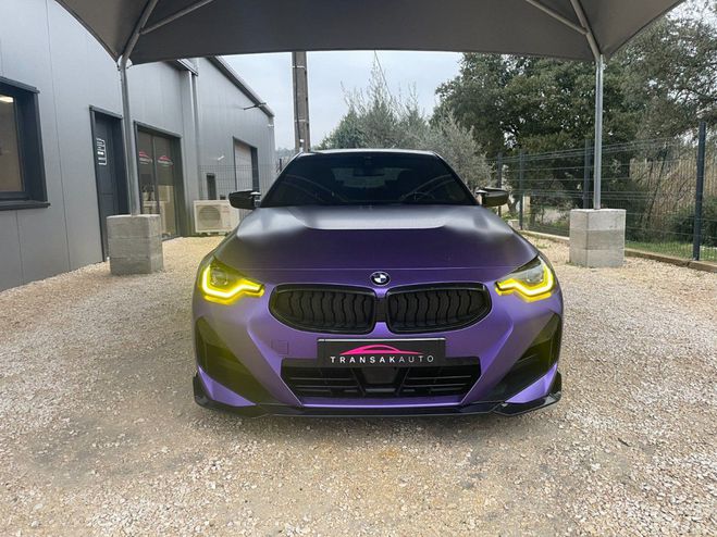 BMW Serie 2 COUPE G42 220d LCI 190 ch BVA8 M Sport P Bleu de 2022