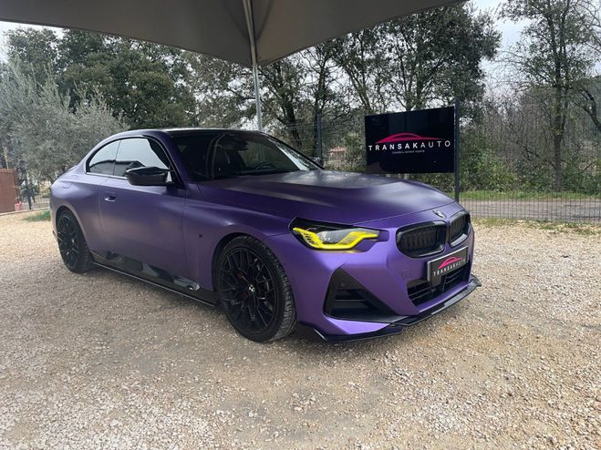 BMW Serie 2 COUPE G42 220d LCI 190 ch BVA8 M Sport P Bleu de 2022