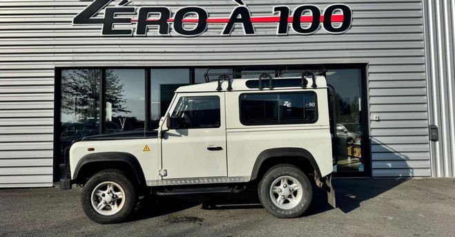 Land rover Defender 90 2.5 TD5 7 places l5 turbo Blanc de 2004