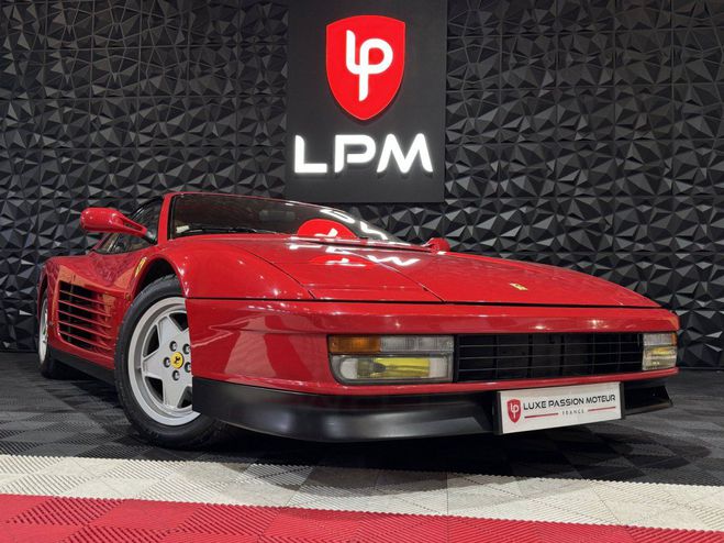 Ferrari Testarossa FLAT 12 390ch BVM ROUGE de 1990