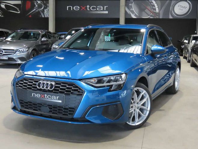 Audi A3 Sportback 30TFSI Stronic 17-CUIR-LED-NAV Bleu M�tallis� de 