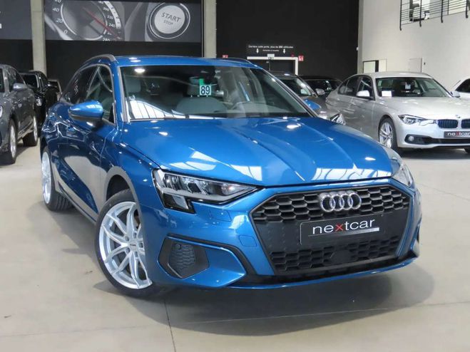Audi A3 Sportback 30TFSI Stronic 17-CUIR-LED-NAV Bleu M�tallis� de 