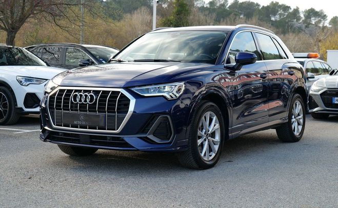 Audi Q3 II 45 TFSIe 245 CH S-LINE S TRONIC 7 TVA Bleu de 2024