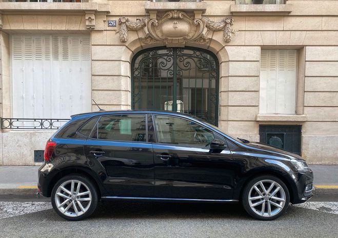 Volkswagen Polo V 1.2 TSI 90 Bluemotion Carat 5P TOIT OU Noir de 2017