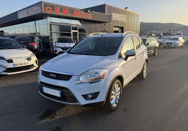 Ford Kuga 2.0 TDCI 136CH DPF TITANIUM 4X2 Blanc de 2010