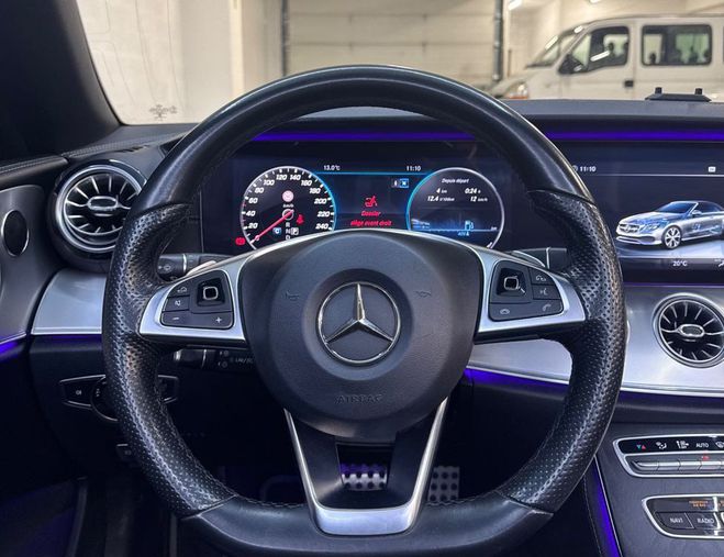 Mercedes Classe E cabriolet 2.0 194ch 220d amg line multib Bleu de 2019