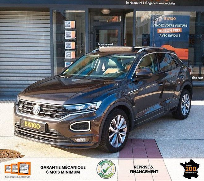 Volkswagen T Roc 1.6 tdi 115ch carat r line carplay toit  Marron de 2018