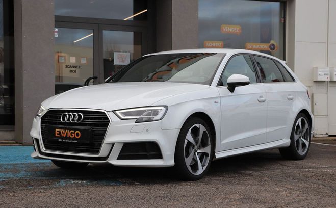 Audi A3 Sportback 2.0 tdi 150 s line s-tronic bv Blanc de 2019