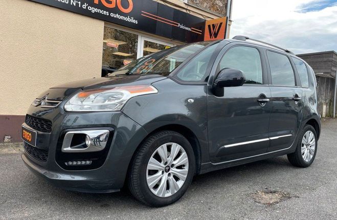 Citroen C3 Picasso 1.2 110ch exclusive nombreuses options-f Gris de 2017