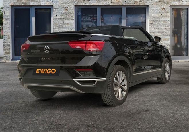 Volkswagen T Roc cabriolet 1.0 tsi 110 style bvm6 2 mains Noir de 2021