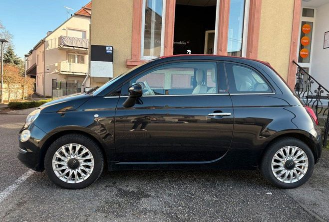 Fiat 500 C 1.2 70 club start-stop cabriolet distr Noir de 2019