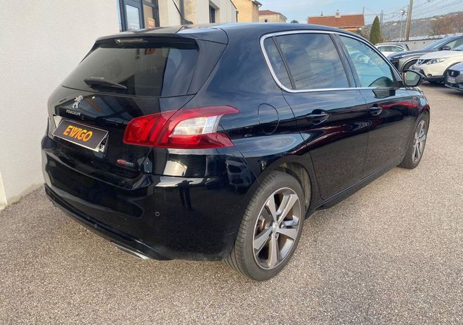 Peugeot 308 generation-ii 1.2 puretech 130ch gt-line Noir de 2015