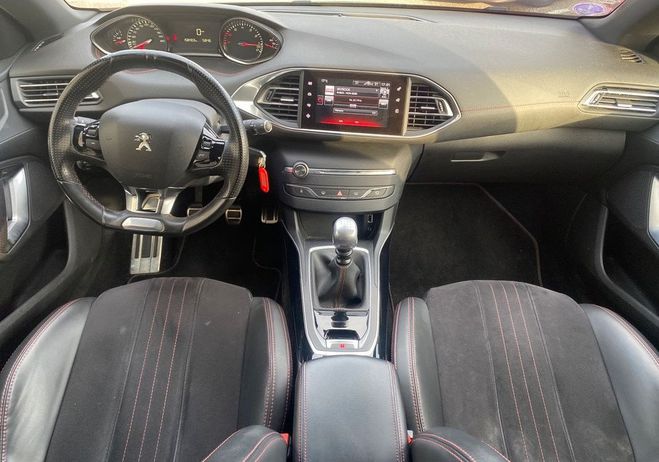 Peugeot 308 generation-ii 1.2 puretech 130ch gt-line Noir de 2015