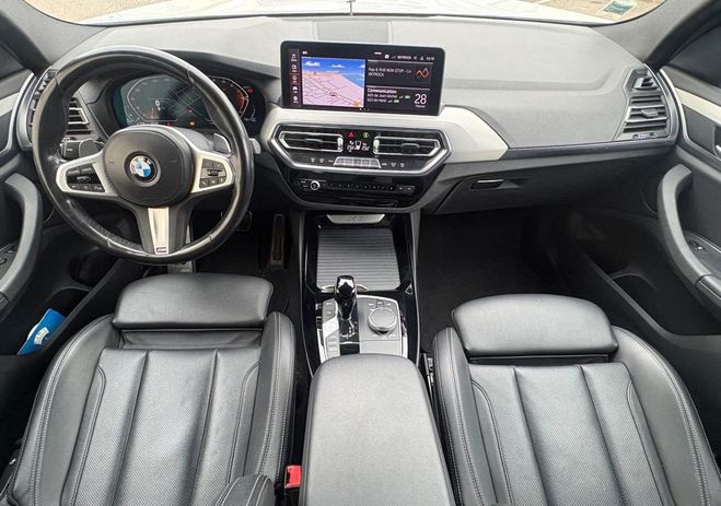 BMW X3 1.8 d 150ch m-sport sdrive camera black  Blanc de 2022