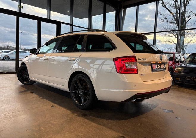 Skoda Octavia Combi RS 2.0 TDI 184 CH DSG6 Sono Canton Blanc de 2017