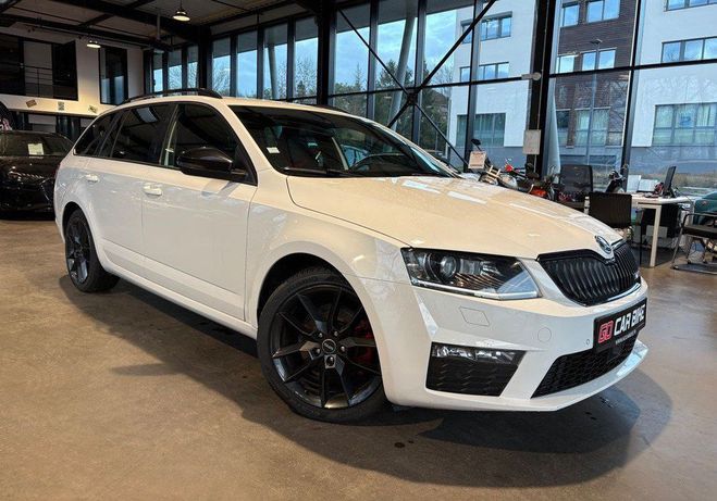 Skoda Octavia Combi RS 2.0 TDI 184 CH DSG6 Sono Canton Blanc de 2017