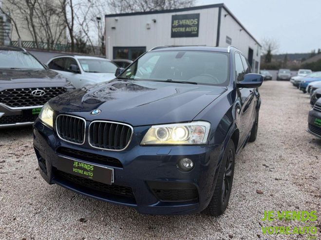 Cliquer pour voir la photo suivante BMW X3 xDrive20dA 184ch Sport Design Bleu de 2013