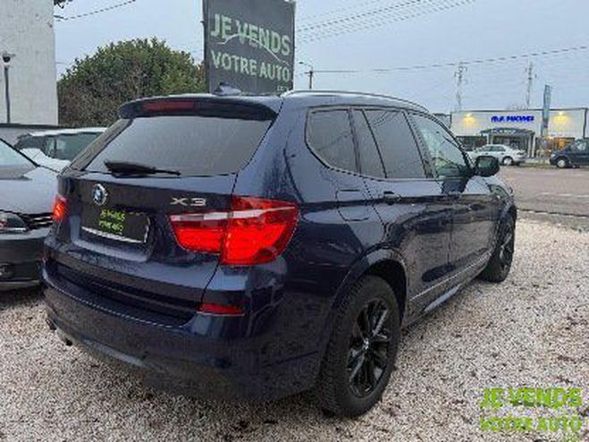 BMW X3 xDrive20dA 184ch Sport Design Bleu de 2013