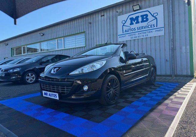 Peugeot 207 CC Cabriolet 1.6 Vti 120 Rolland Garros  Noir de 2010