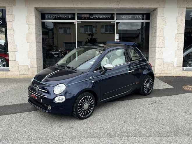 Fiat 500 C Cabriolet Riva 85ch Boite Auto Bleu Marine M�tallis� de 2017