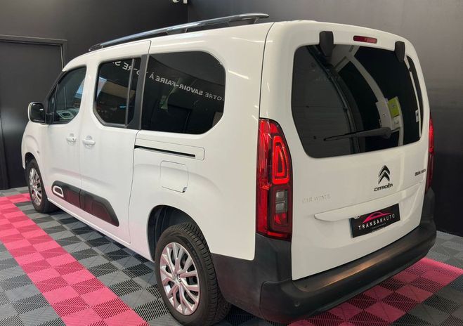 Citroen Berlingo Taille XL BlueHDi 100 SS BVM Shine SUIVI Blanc de 2020