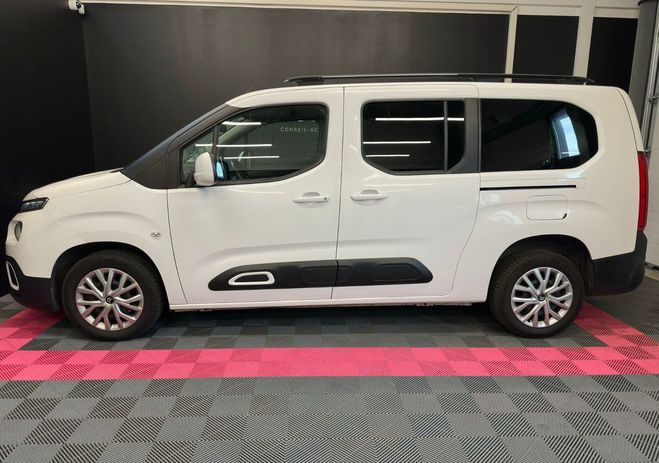 Citroen Berlingo Taille XL BlueHDi 100 SS BVM Shine SUIVI Blanc de 2020