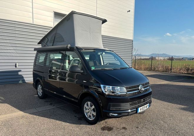 Cliquer pour voir la photo suivante Volkswagen California VW T6 BEACH 2.0L TDi 150Ch 68mkm Noir de 2017