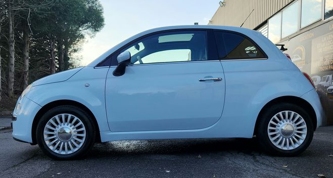Fiat 500 1.3 jtd 16V 75 cv bleu ciel de 2008