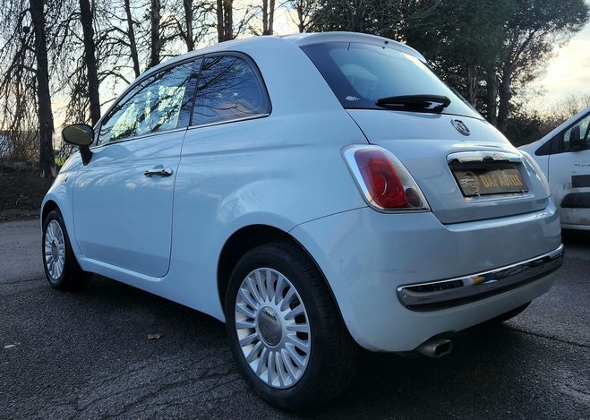 Fiat 500 1.3 jtd 16V 75 cv bleu ciel de 2008