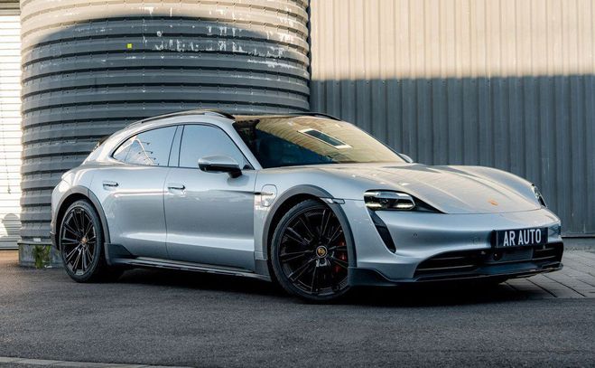 Cliquer pour voir la photo suivante Porsche Taycan 4S Cross Turismo 571 CH SOH 92% Entretie Gris de 2021