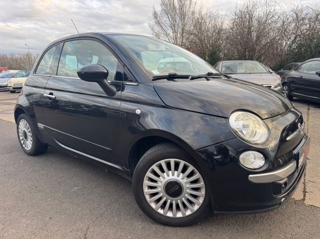 Fiat 500 1.2 8v 69CH S&S Lounge Noir de 2011