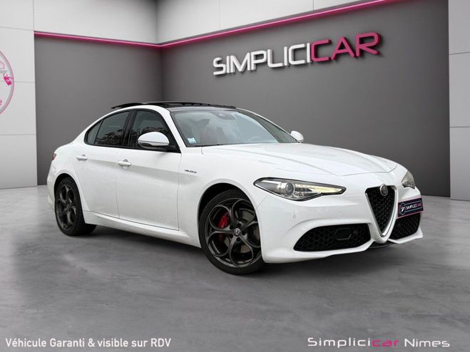 Alfa romeo Giulia 2.0 TB 280 ch AT8 Q4 Veloce - Toit Ouvra Blanc de 2017