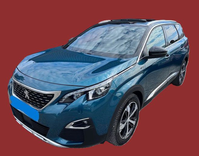 Peugeot 5008 gt line bleu de 2019
