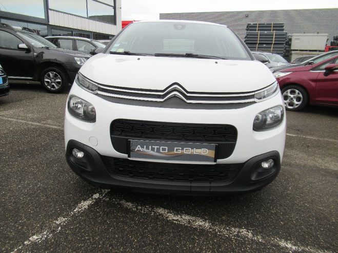 Citroen C3 SOCIETE BLUEHDI 100 SetS BVM FEEL Blanc de 2019