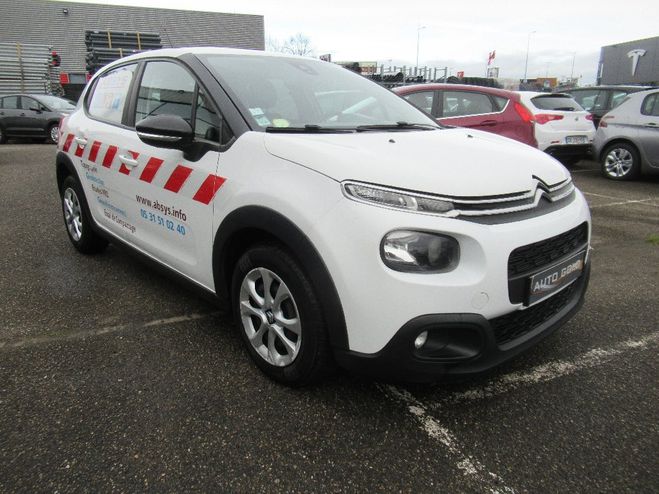 Citroen C3 SOCIETE BLUEHDI 100 SetS BVM FEEL Blanc de 2019