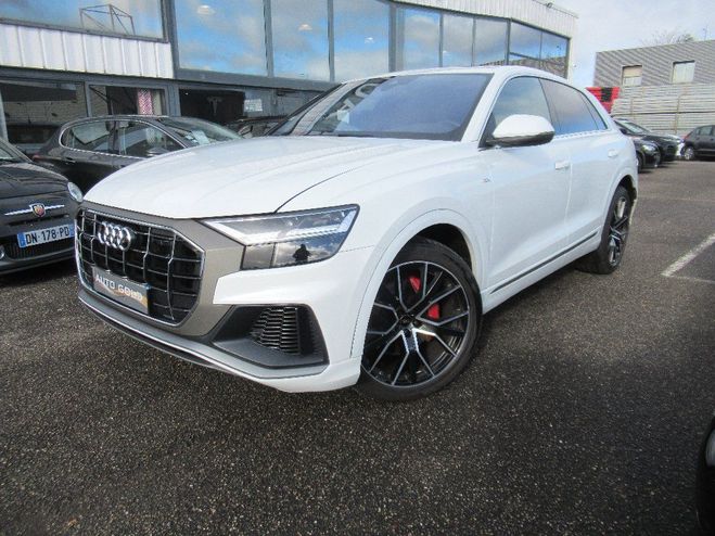 Audi Q8 50 TDI 286 Tiptronic 8 Quattro S line Blanche de 2018