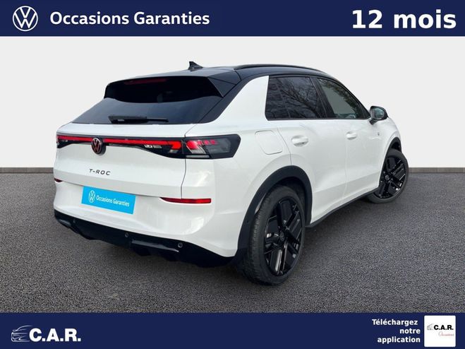 Volkswagen T Roc 1.5 eTSI EVO2 Hybrid 150 ch DSG7 R-Line BLANC PUR TOIT NOIR UNI de 